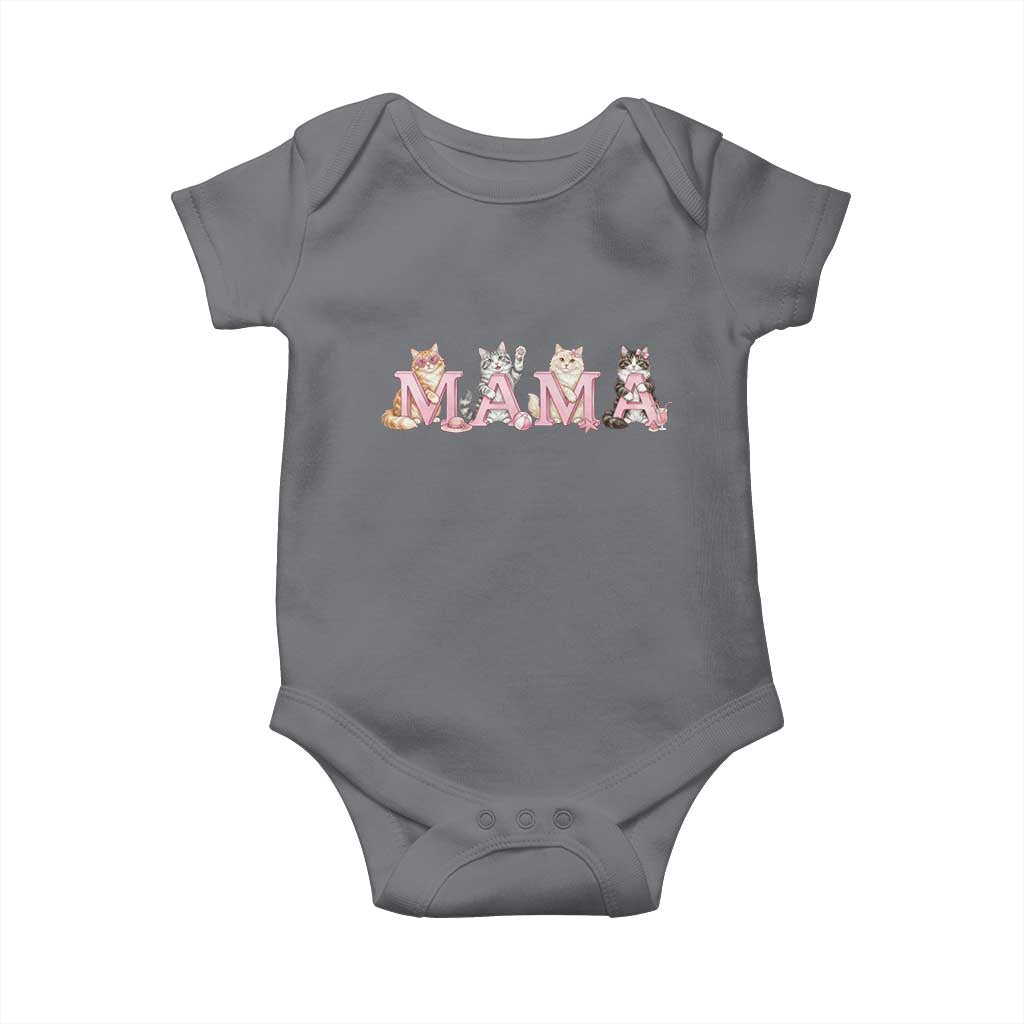 Proud Maine Coon Mama Baby Onesie Cat Lover Gift TS12 Charcoal Print Your Wear