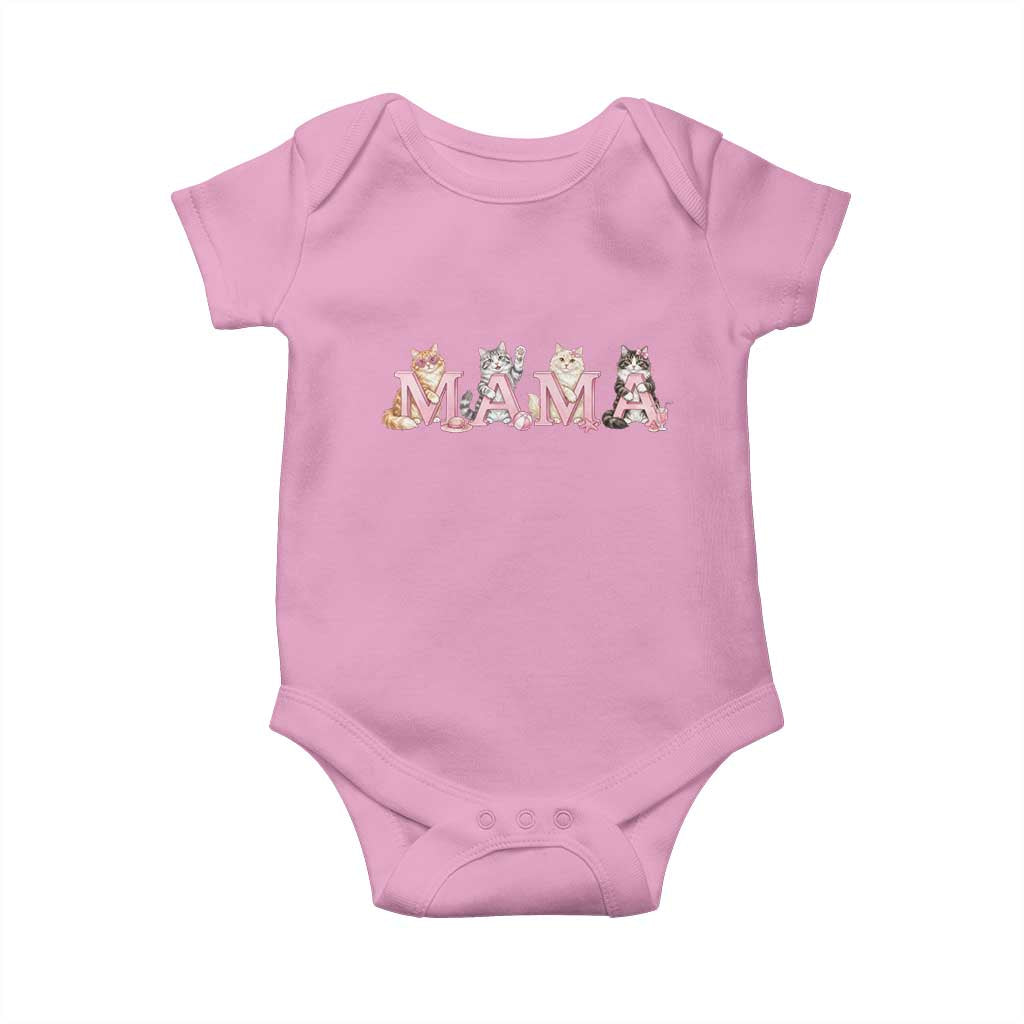 Proud Maine Coon Mama Baby Onesie Cat Lover Gift TS12 Light Pink Print Your Wear