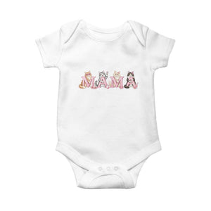 Proud Maine Coon Mama Baby Onesie Cat Lover Gift TS12 White Print Your Wear