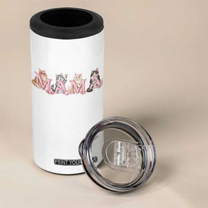 Proud Maine Coon Mama 4 in 1 Can Cooler Tumbler Cat Lover Gift TS12 Print Your Wear