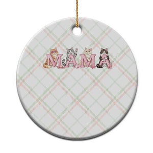 Proud Maine Coon Mama Ceramic Ornament Cat Lover Gift TS12 1pc Christmas Plaid Print Your Wear