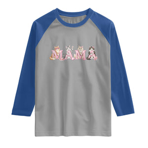 Proud Maine Coon Mama Raglan Shirt Cat Lover Gift TS12 Sport Gray Royal Print Your Wear