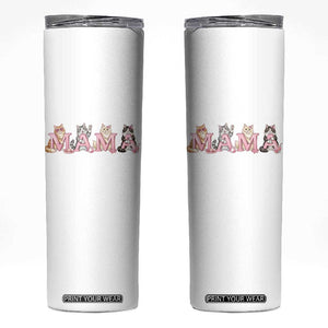 Proud Maine Coon Mama Skinny Tumbler Cat Lover Gift TS12 White Print Your Wear