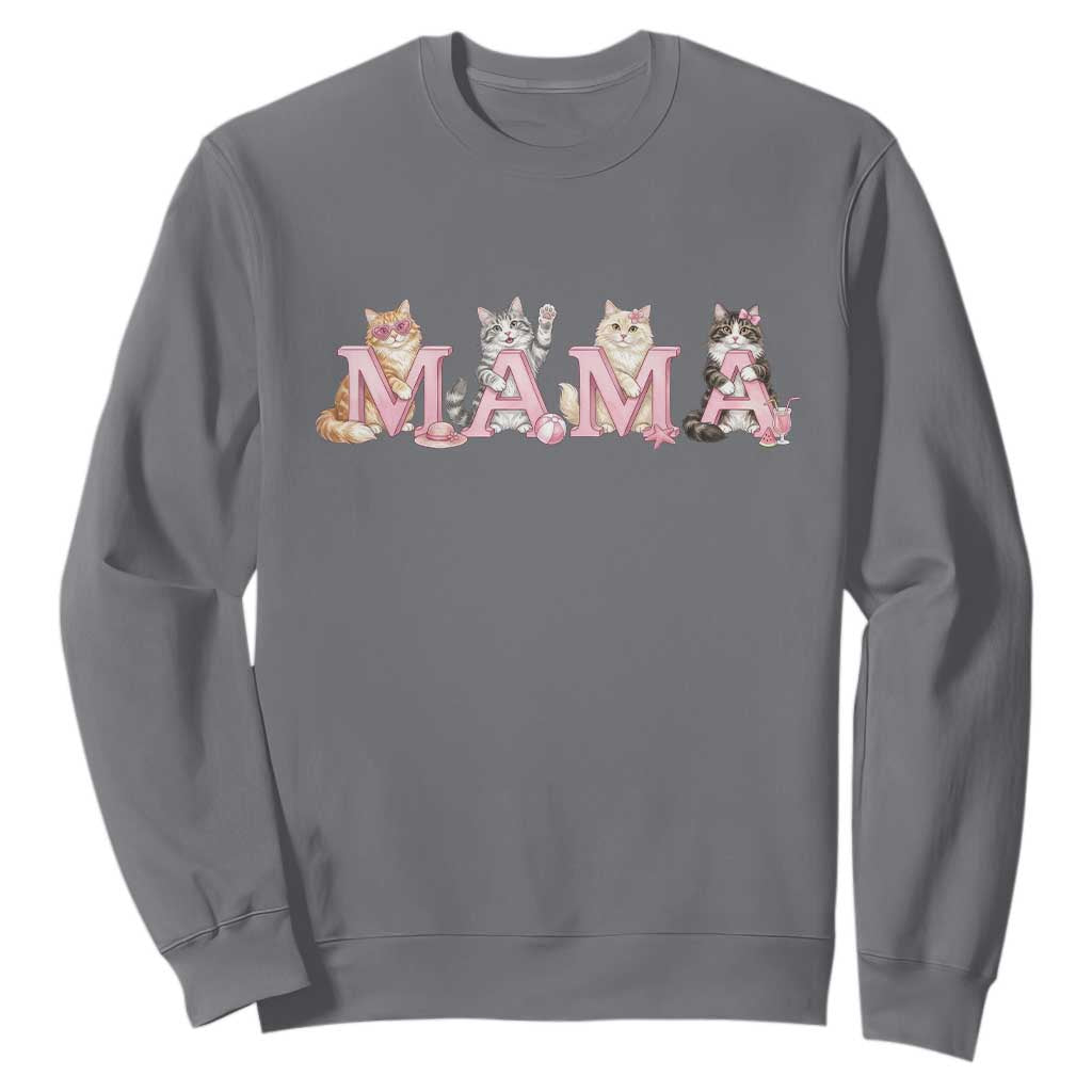 Proud Maine Coon Mama Sweatshirt Cat Lover Gift TS12 Charcoal Print Your Wear