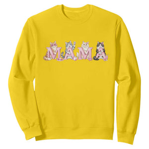 Proud Maine Coon Mama Sweatshirt Cat Lover Gift TS12 Daisy Print Your Wear