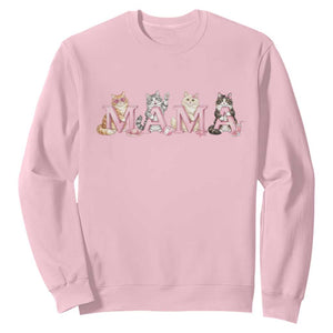 Proud Maine Coon Mama Sweatshirt Cat Lover Gift TS12 Light Pink Print Your Wear