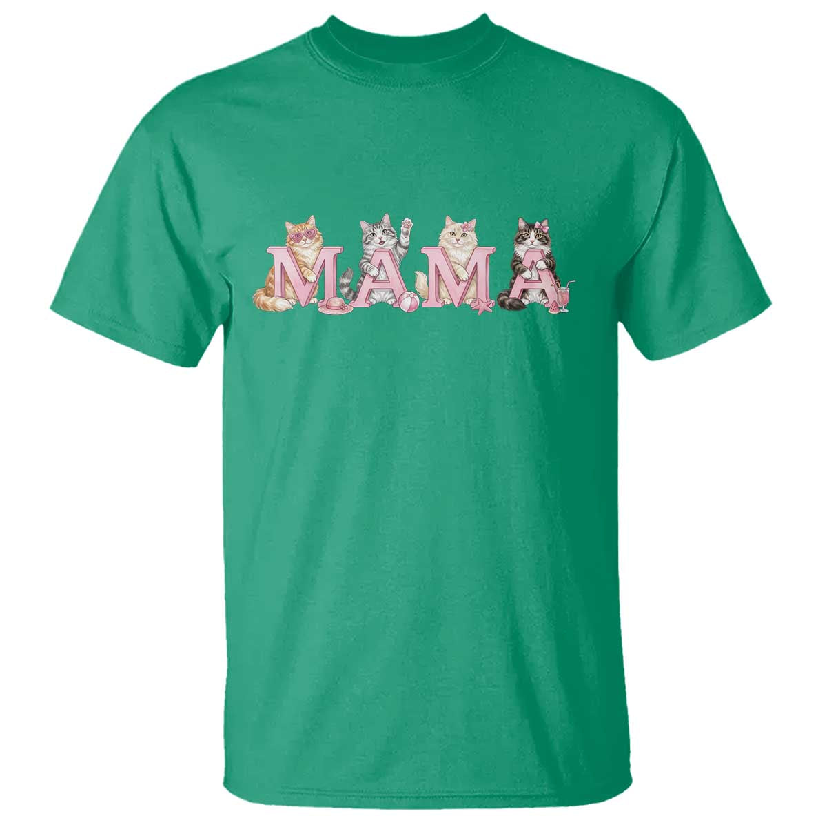 Proud Maine Coon Mama T Shirt Cat Lover Gift TS12 Irish Green Print Your Wear