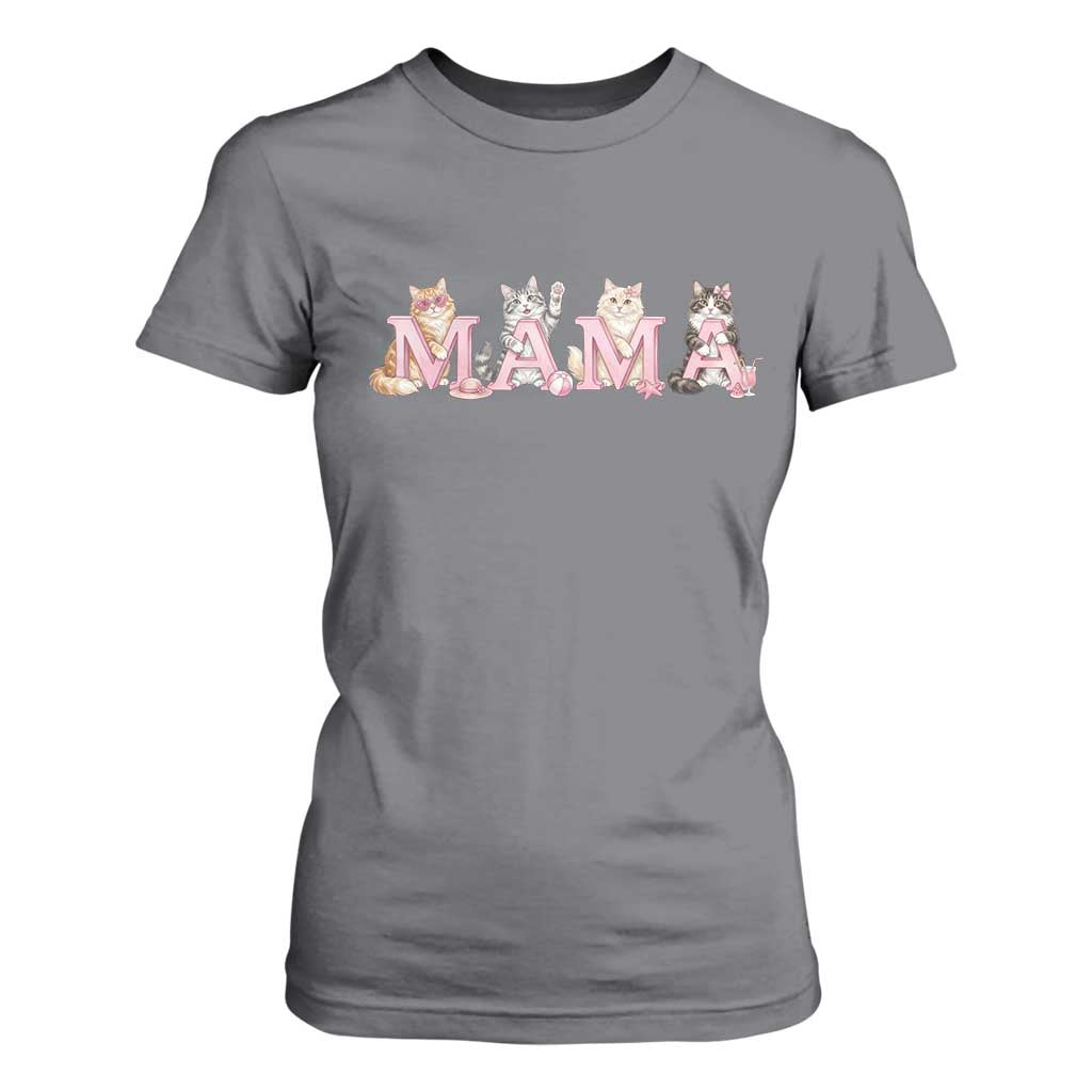 Proud Maine Coon Mama T Shirt For Women Cat Lover Gift TS12 Charcoal Print Your Wear