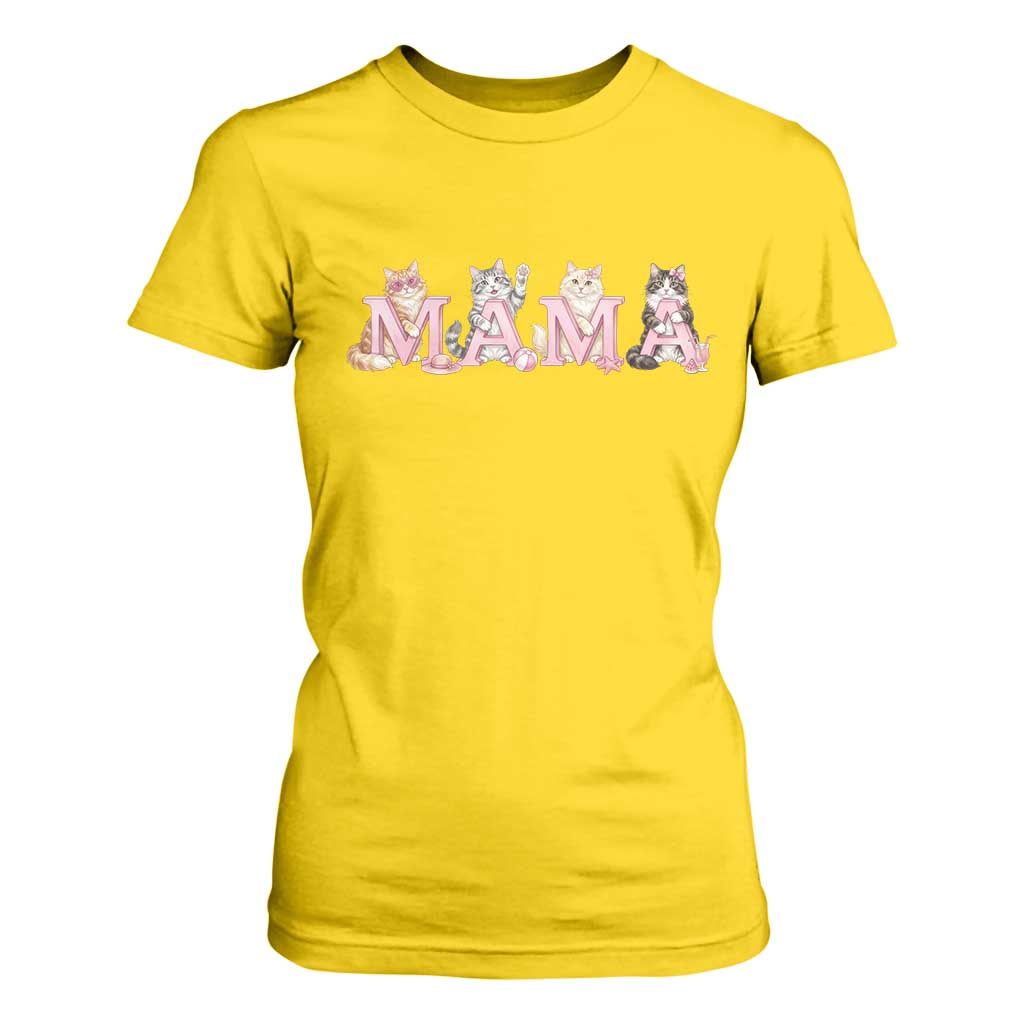 Proud Maine Coon Mama T Shirt For Women Cat Lover Gift TS12 Daisy Print Your Wear
