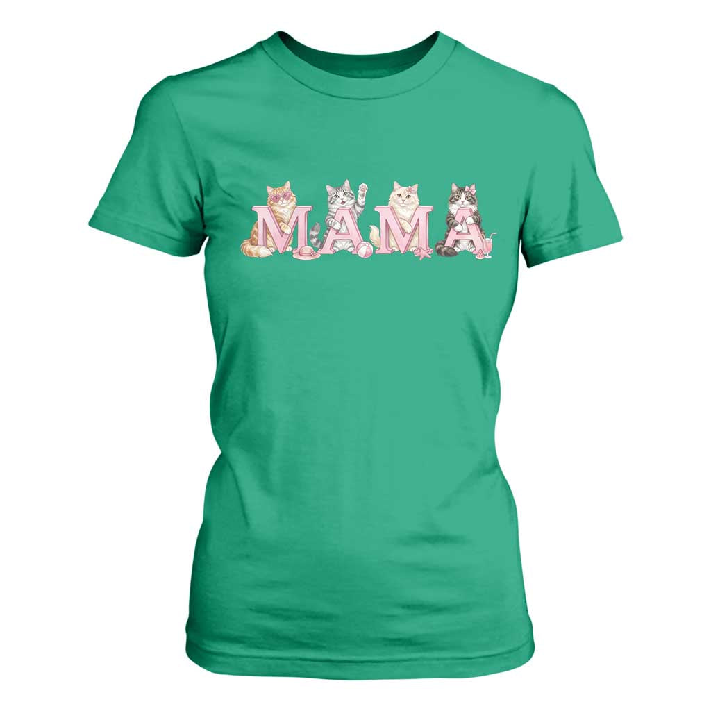 Proud Maine Coon Mama T Shirt For Women Cat Lover Gift TS12 Irish Green Print Your Wear