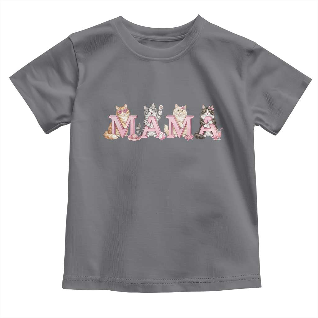 Proud Maine Coon Mama Toddler T Shirt Cat Lover Gift TS12 Charcoal Print Your Wear