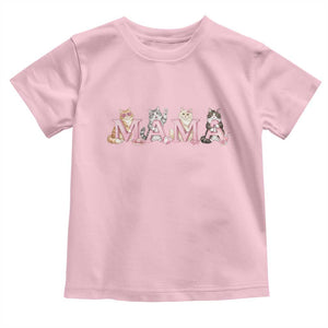 Proud Maine Coon Mama Toddler T Shirt Cat Lover Gift TS12 Light Pink Print Your Wear