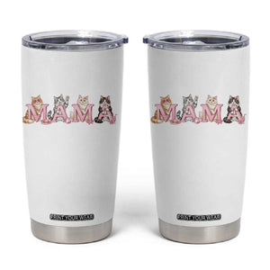 Proud Maine Coon Mama Tumbler Cup Cat Lover Gift TS12 White Print Your Wear