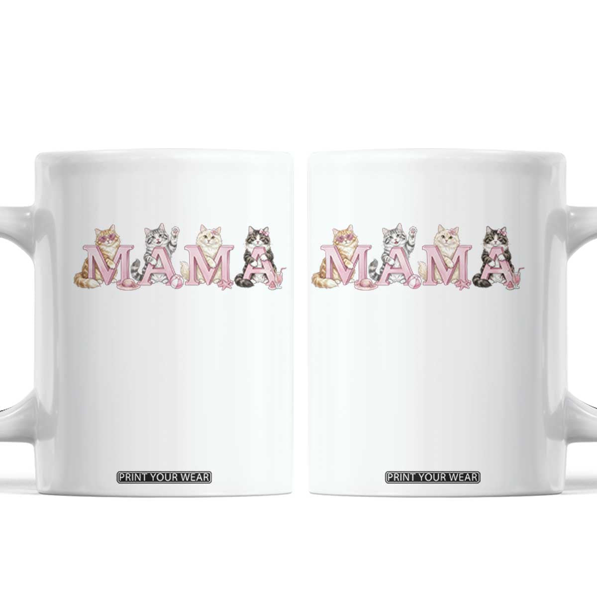 Proud Maine Coon Mama Coffee Mug Cat Lover Gift TS12 White Print Your Wear
