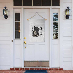 Black Maine Coon Cat Garden Flag Floral Sunflower Watercolor Gift TS12 Print Your Wear