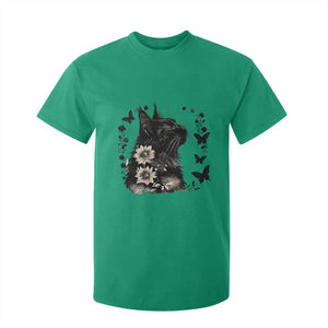 Black Maine Coon Cat T Shirt For Kid Floral Sunflower Watercolor Gift TS12 Irish Green Print Your Wear