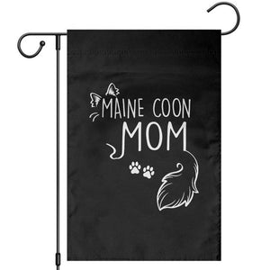 Maine Coon Mom Garden Flag Large Breed Cat Lover Silhouette Gift TS12 Black Print Your Wear