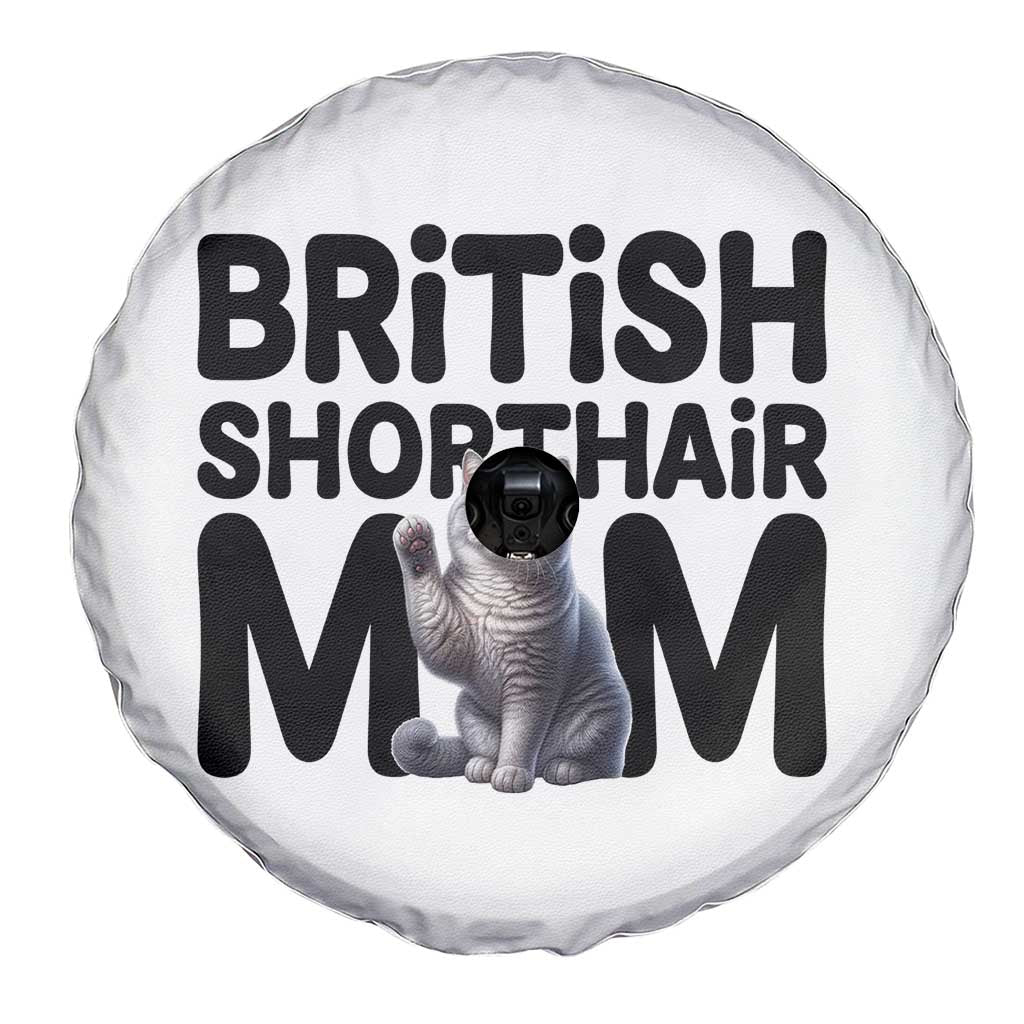 British Shorthair Mom Life Spare Tire Cover Mothers Day Cat Mom Gift TS12 Print Your Wear