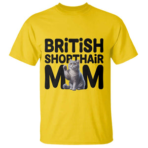 British Shorthair Mom Life T Shirt Mothers Day Cat Mom Gift TS12 Daisy Print Your Wear