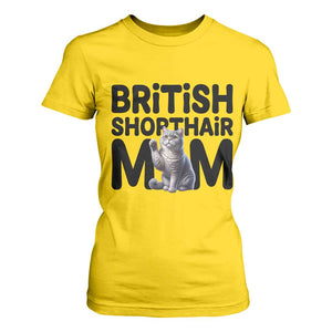 British Shorthair Mom Life T Shirt For Women Mothers Day Cat Mom Gift TS12 Daisy Print Your Wear