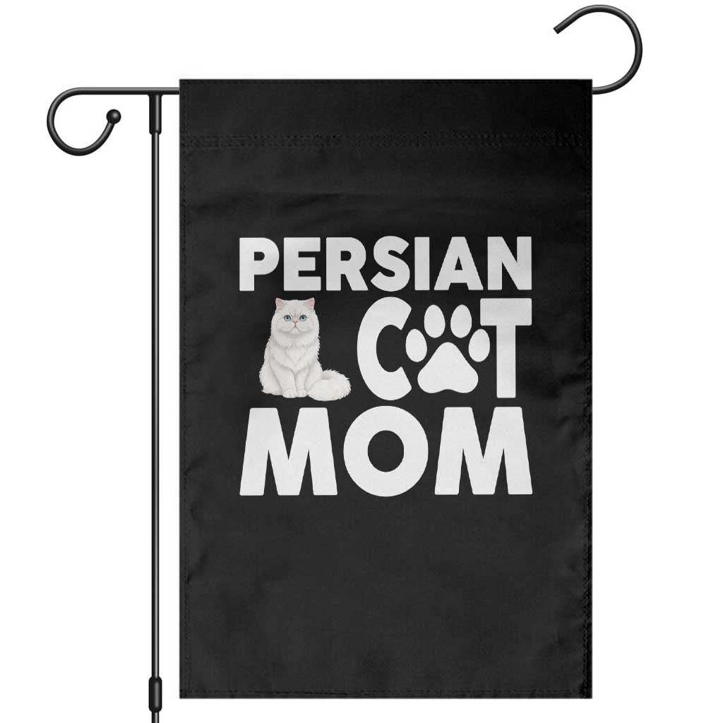 Proud Persian Cat Mom Garden Flag Fluffy Cat Lover Gift For Her TS12 Black Print Your Wear