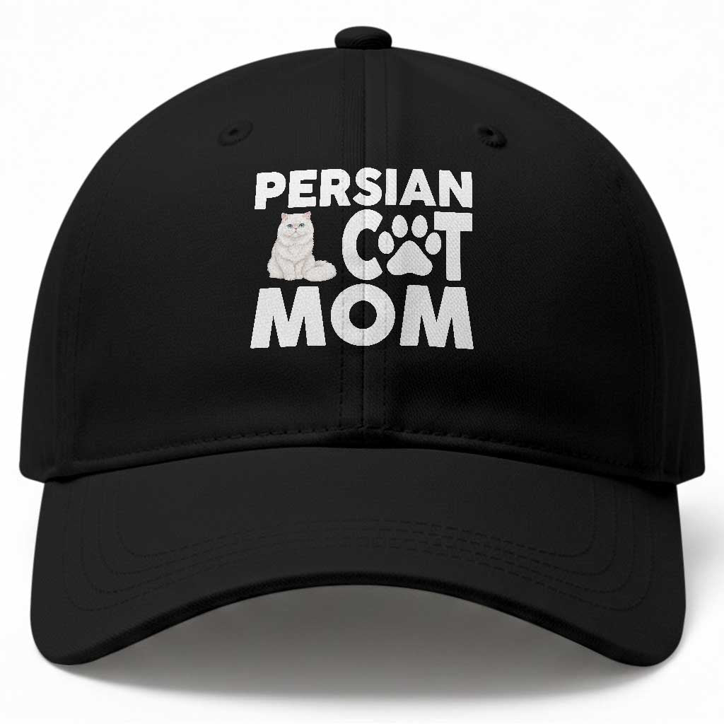 Proud Persian Cat Mom Baseball Cap Fluffy Cat Lover Gift For Her TS12 Print Your Wear