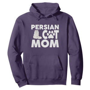 Proud Persian Cat Mom Hoodie Fluffy Cat Lover Gift For Her TS12 Purple Print Your Wear