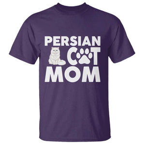 Proud Persian Cat Mom T Shirt Fluffy Cat Lover Gift For Her TS12 Purple Print Your Wear
