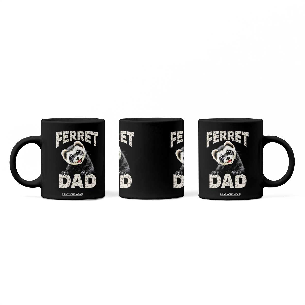 Ferret Dad Life Coffee Mug Cute Exotic Animal Parent Gift TS12 Print Your Wear