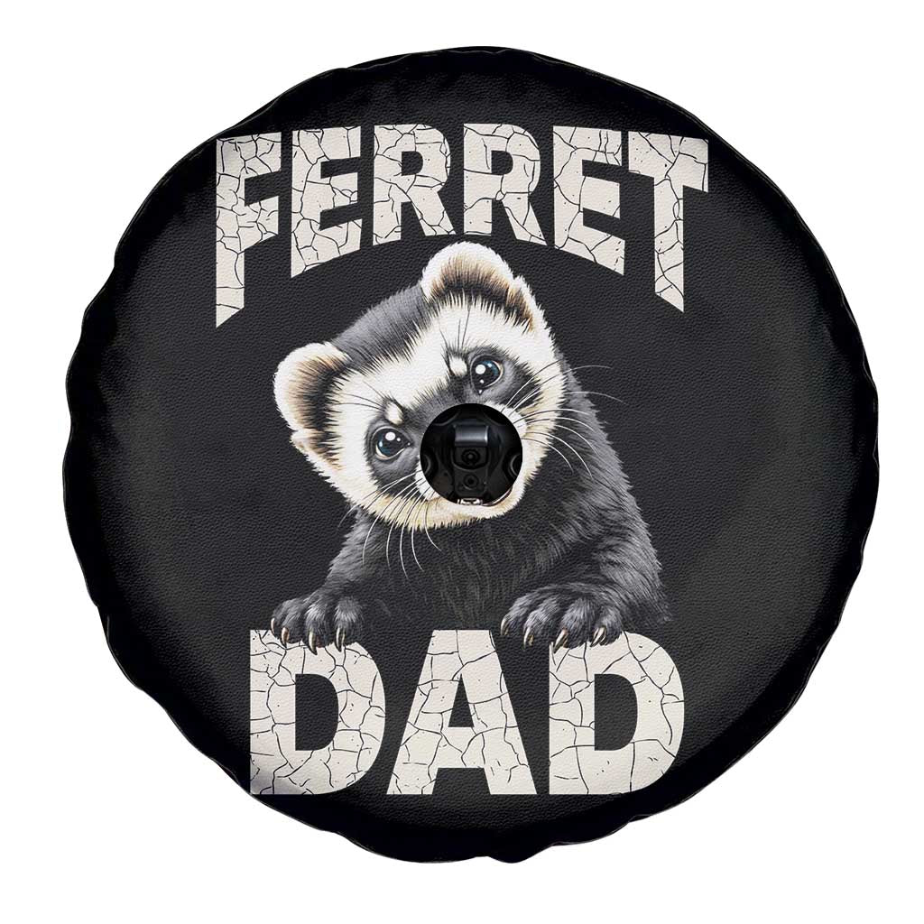Ferret Dad Life Spare Tire Cover Cute Exotic Animal Parent Gift TS12 Print Your Wear