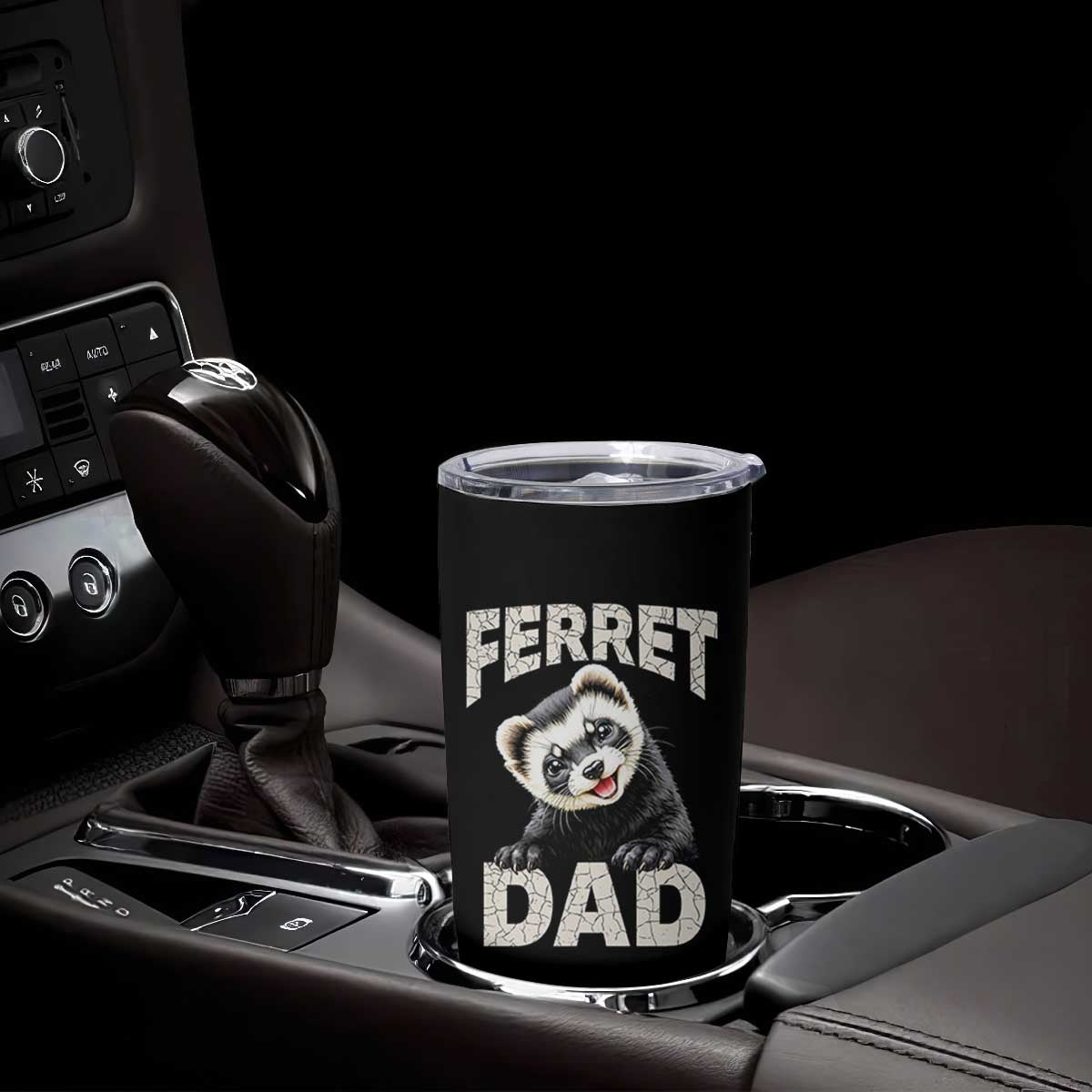 Ferret Dad Life Tumbler Cup Cute Exotic Animal Parent Gift TS12 Print Your Wear