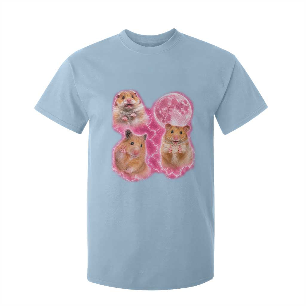 Three Hamsters Retro Graphic T Shirt For Kid Small Pet Lover Gift Idea TS12 Light Blue Print Your Wear