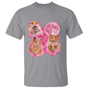 Three Hamsters Retro Graphic T Shirt Small Pet Lover Gift Idea TS12 Sport Gray Print Your Wear