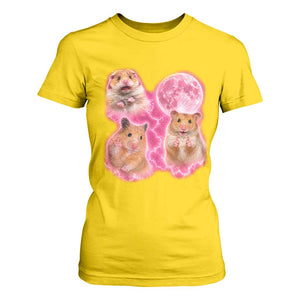 Three Hamsters Retro Graphic T Shirt For Women Small Pet Lover Gift Idea TS12 Daisy Print Your Wear