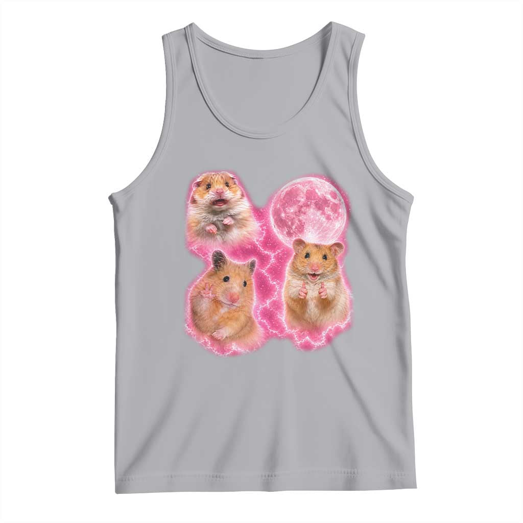 Three Hamsters Retro Graphic Tank Top Small Pet Lover Gift Idea TS12 Athletic Heather Print Your Wear