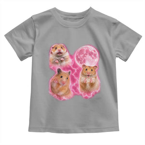Three Hamsters Retro Graphic Toddler T Shirt Small Pet Lover Gift Idea TS12 Sport Gray Print Your Wear