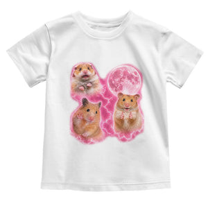 Three Hamsters Retro Graphic Toddler T Shirt Small Pet Lover Gift Idea TS12 White Print Your Wear
