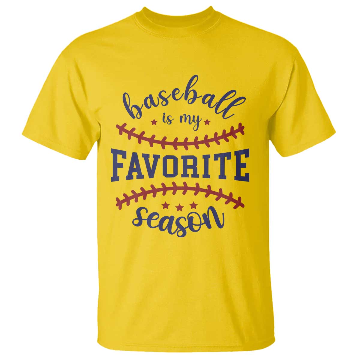 Baseball Is My Favorite Season T Shirt Sports Fan Gift TS12 Daisy Print Your Wear