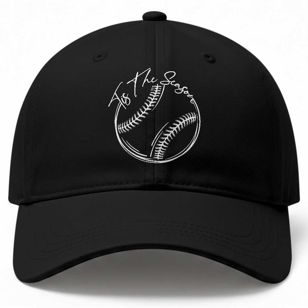 Aesthetic Tis The Season Baseball Graphic Baseball Cap Sports Fan Gift TS12 Print Your Wear