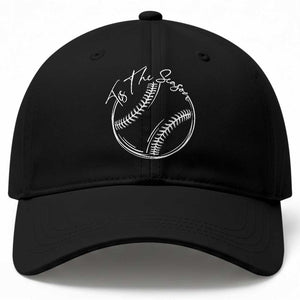 Aesthetic Tis The Season Baseball Graphic Baseball Cap Sports Fan Gift TS12 Print Your Wear