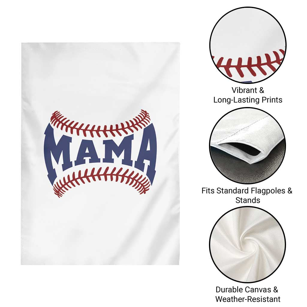 Game Day Baseball Mama Garden Flag Proud Mom Gift TS12 Print Your Wear