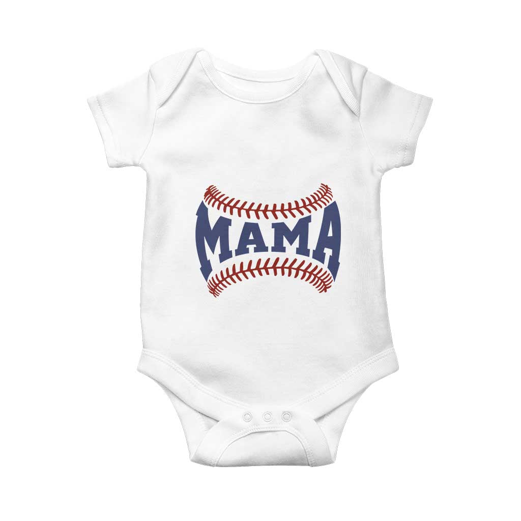 Game Day Baseball Mama Baby Onesie Proud Mom Gift TS12 White Print Your Wear
