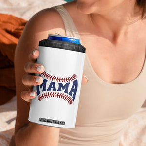 Game Day Baseball Mama 4 in 1 Can Cooler Tumbler Proud Mom Gift TS12 Print Your Wear