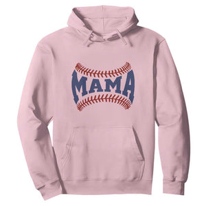 Game Day Baseball Mama Hoodie Proud Mom Gift TS12 Light Pink Print Your Wear