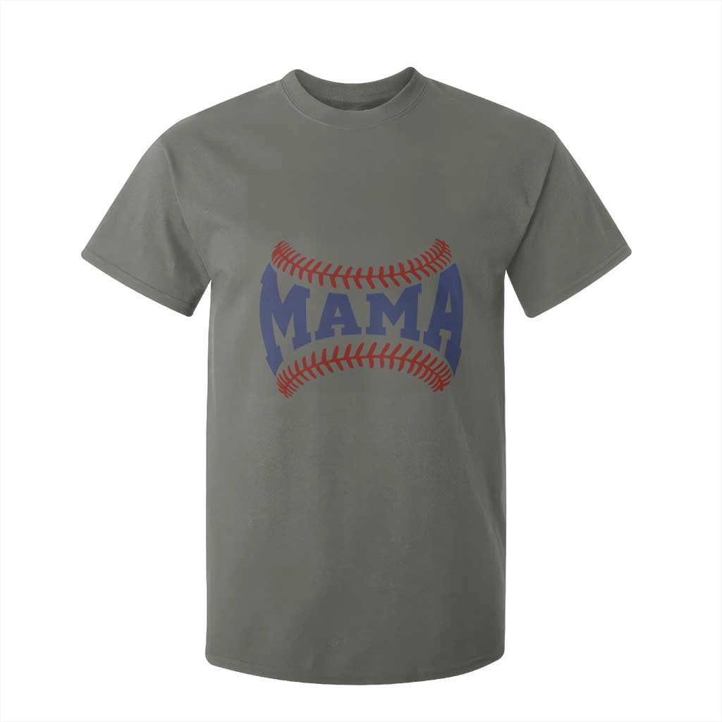 Game Day Baseball Mama T Shirt For Kid Proud Mom Gift TS12 Military Green Print Your Wear