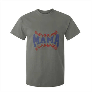 Game Day Baseball Mama T Shirt For Kid Proud Mom Gift TS12 Military Green Print Your Wear