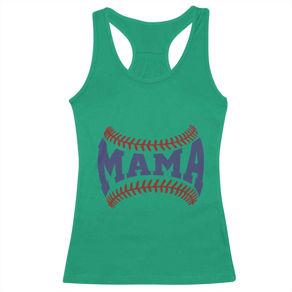 Game Day Baseball Mama Racerback Tank Top Proud Mom Gift TS12 Irish Green Print Your Wear