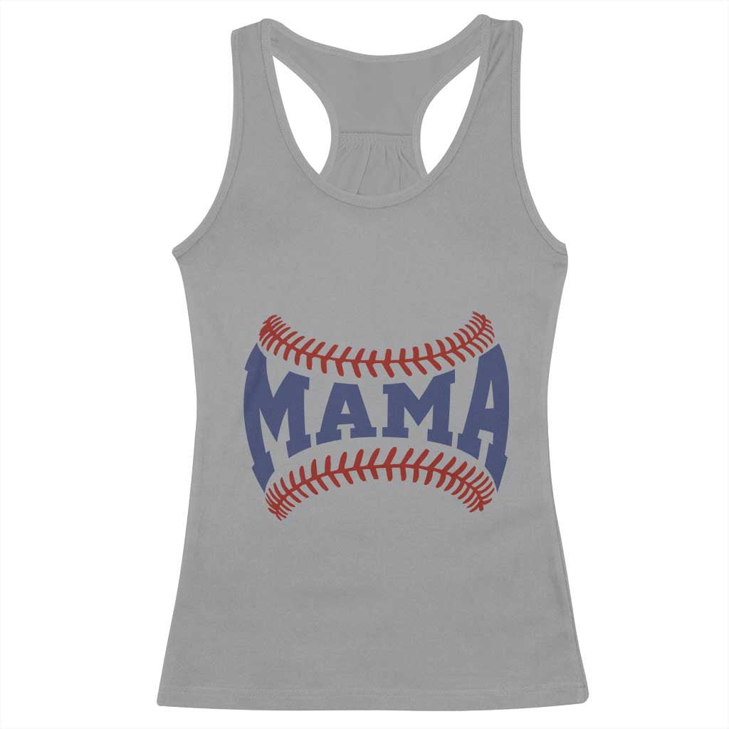 Game Day Baseball Mama Racerback Tank Top Proud Mom Gift TS12 Sport Gray Print Your Wear