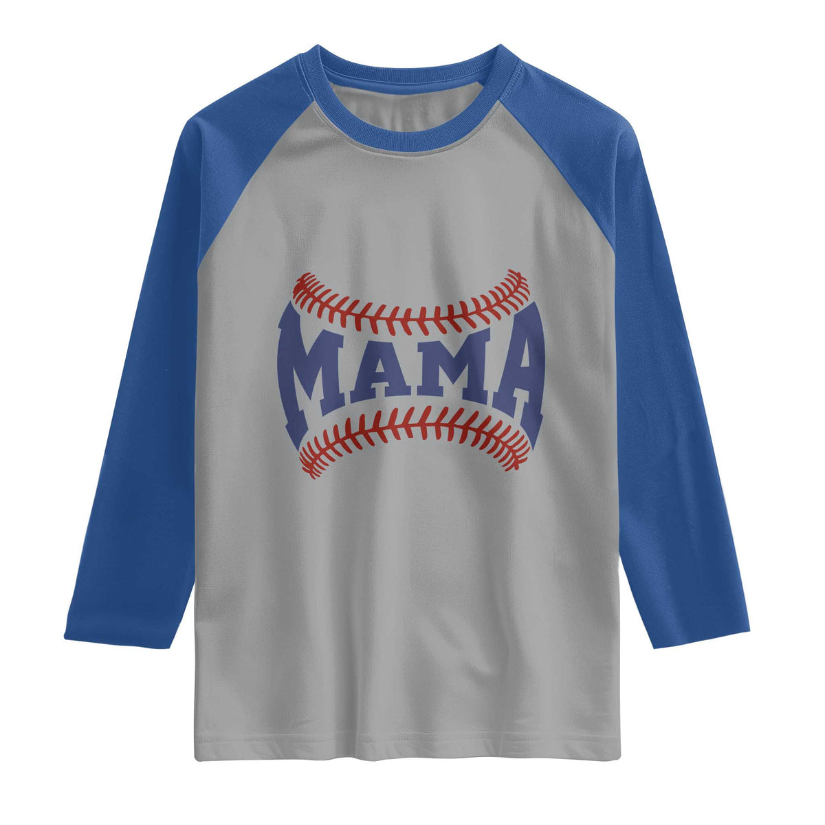 Game Day Baseball Mama Raglan Shirt Proud Mom Gift TS12 Sport Gray Royal Print Your Wear