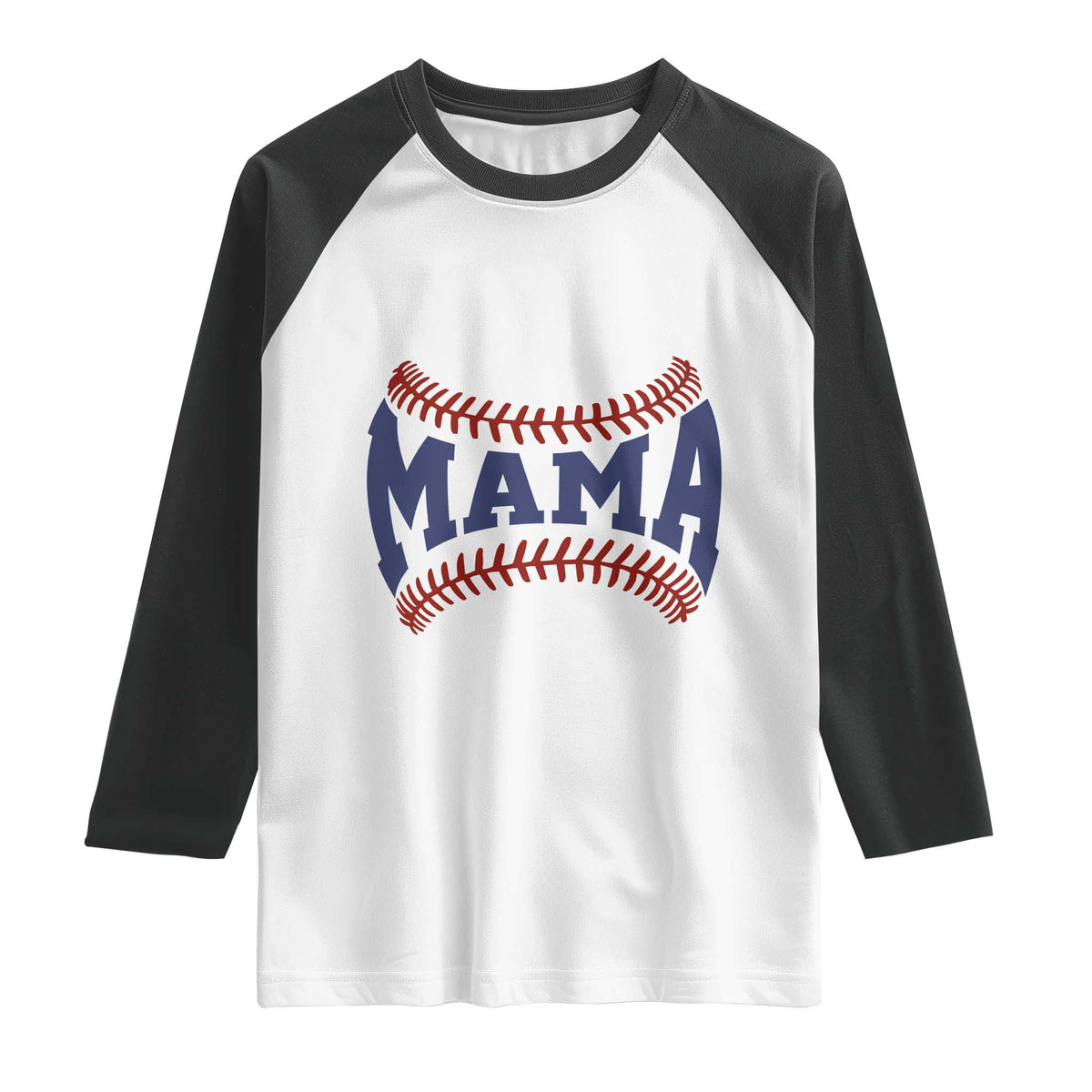 Game Day Baseball Mama Raglan Shirt Proud Mom Gift TS12 White Black Print Your Wear